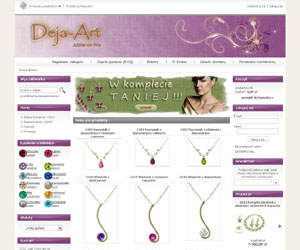 Biżuteria - kolczyki, pierścionki, wisiorki - sklep internetowy Deja Art